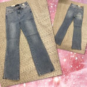 Judy Blue High Waist Slim Bootcut with slit hem
